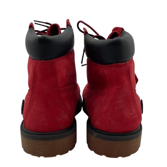 Timberland Premium Boot Primaloft 200g Leather Slip Resistant Red Us Size 6.5 - Picture 4 of 16